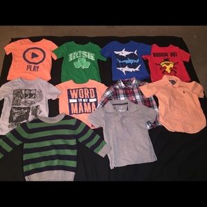 3T Boys Shirts (Tees, Button Down and Sweater)